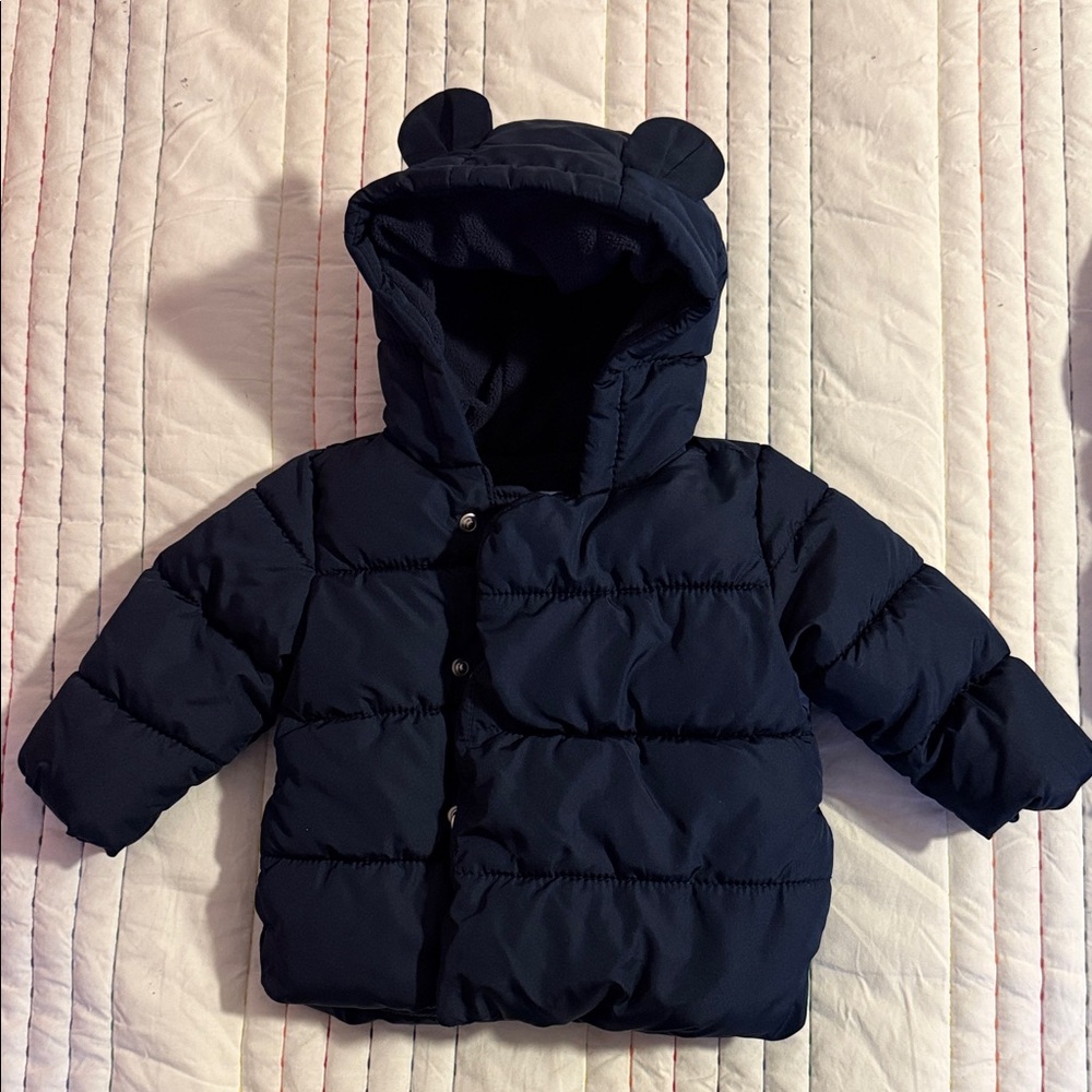 Old Navy Navy Blue Hooded Jacket